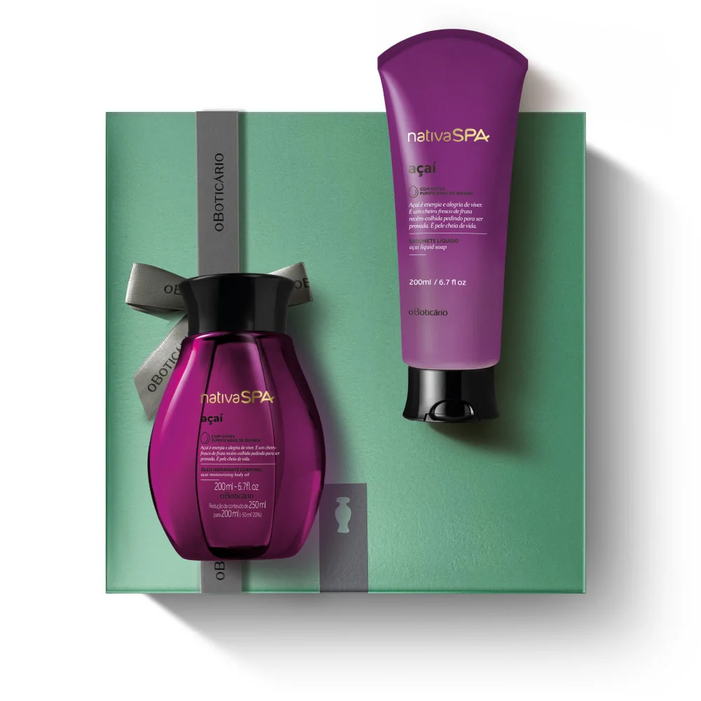 Cofre limpieza y nutrición corporal Nativa Spa - Açai
