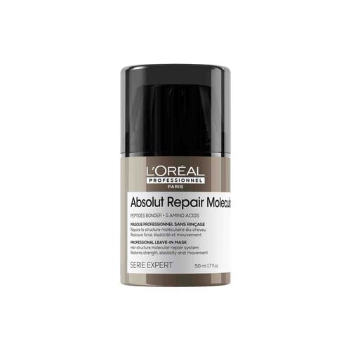 L’Oréal Professionnel Absolut Repair Molecular Mascarilla Sin Aclarado Formato Mini · 50 ml