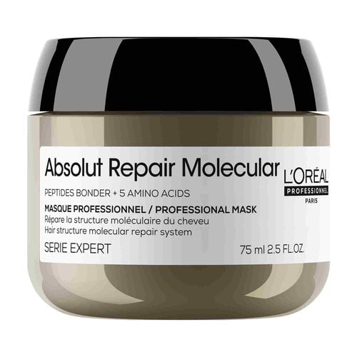L’Oréal Professionnel Absolut Repair Molecular Mascarilla Sin Aclarado Formato Mini · 75 ml
